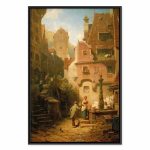 Tableau - Carl Spitzweg – Well-Wisher Presenting Flowers