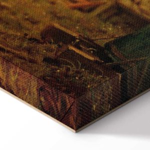 Tableau - Carl Spitzweg – Well-Wisher Presenting Flowers