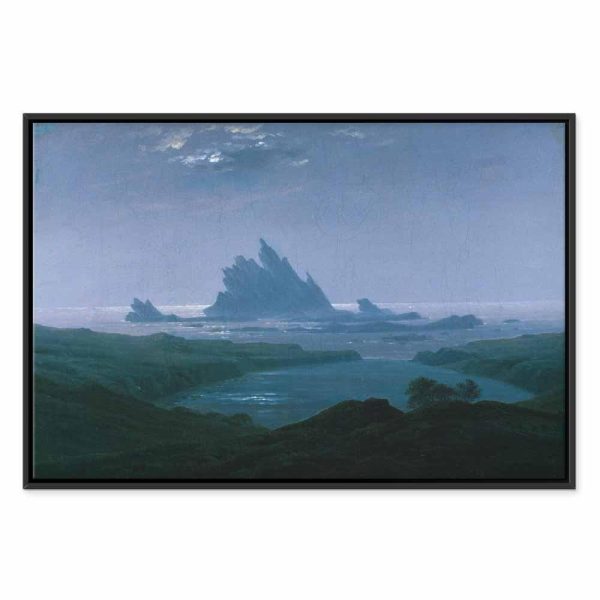 Tableau - Caspar David Friedrich – Cliff reef on the beach
