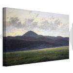 Tableau - Caspar David Friedrich – Mountain Landscape in Bohemia