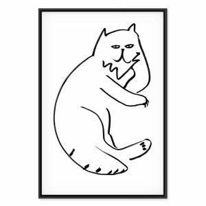 Tableau - Cat Relaxing (1 Part) Vertical