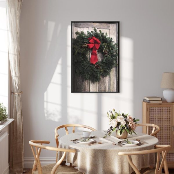 Tableau - Christmas Wreath (1 Part) Vertical