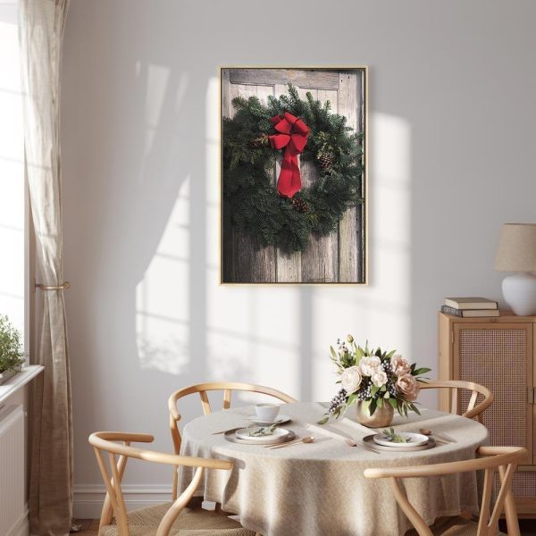 Tableau - Christmas Wreath (1 Part) Vertical