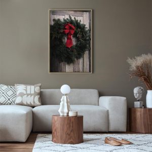 Tableau - Christmas Wreath (1 Part) Vertical