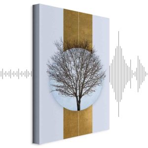 Tableau - Circle of Nature (1-part) - Tree Branches in Round Composition