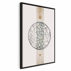 Tableau - Circle with Artistic Details (1-part) - Abstract Shape