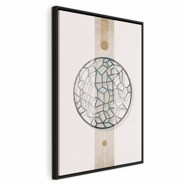 Tableau - Circle with Artistic Details (1-part) - Abstract Shape