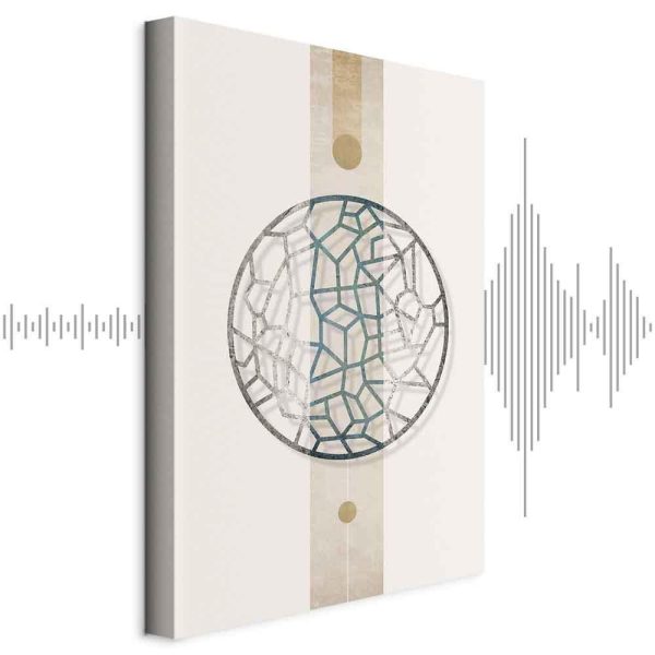 Tableau - Circle with Artistic Details (1-part) - Abstract Shape Tableau - Circle with Artistic Details (1-part) - Abstract Shape