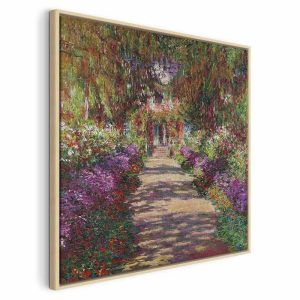 Tableau - Claude Monet – A Pathway in Monet's Garden