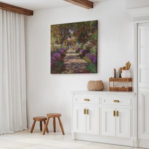 Tableau - Claude Monet – A Pathway in Monet's Garden