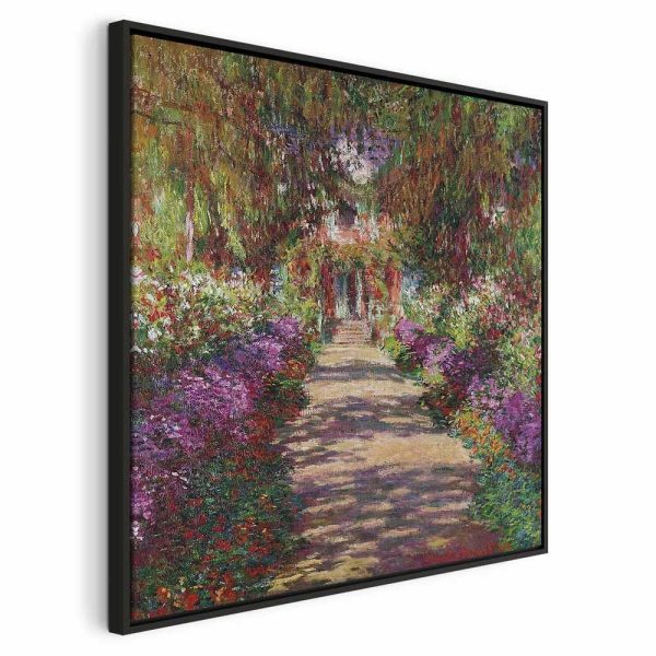 Tableau - Claude Monet – A Pathway in Monet's Garden