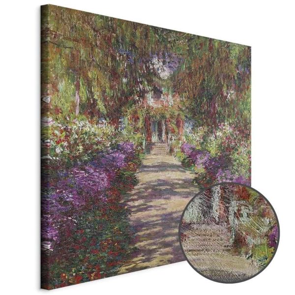 Tableau - Claude Monet – A Pathway in Monet's Garden