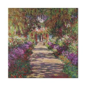 Tableau - Claude Monet – A Pathway in Monet's Garden