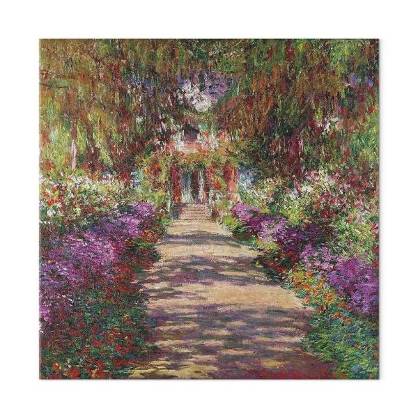 Tableau - Claude Monet – A Pathway in Monet's Garden