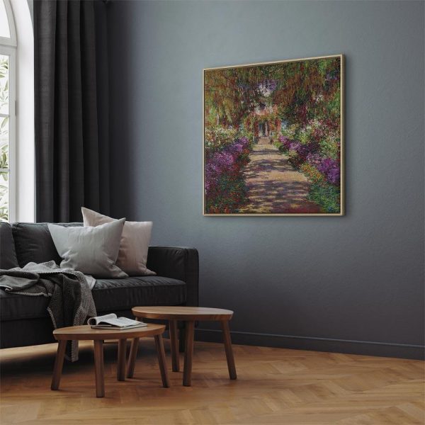 Tableau - Claude Monet – A Pathway in Monet's Garden