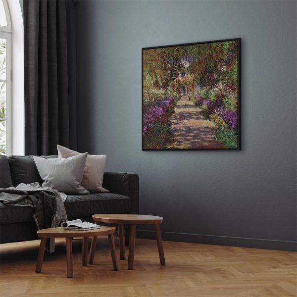 Tableau - Claude Monet – A Pathway in Monet's Garden