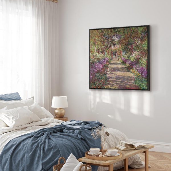 Tableau - Claude Monet – A Pathway in Monet's Garden