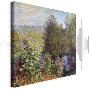 Tableau - Claude Monet – Coin de jardin à Montgeron