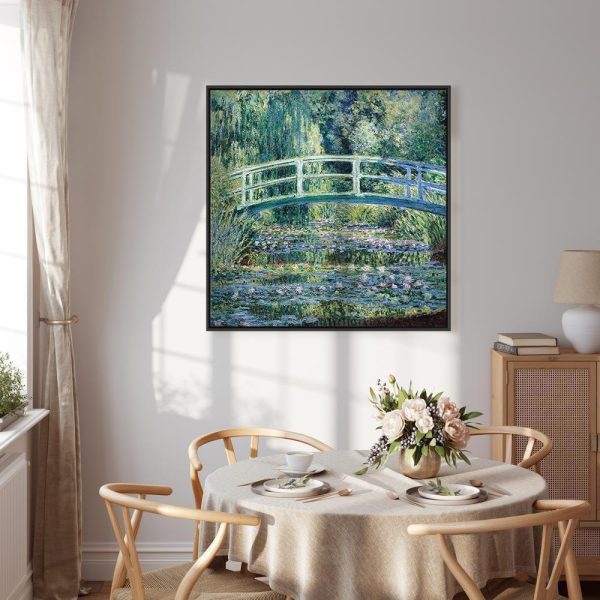 Tableau - Claude Monet – Footbridge in Giverny