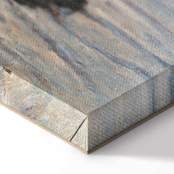 Tableau - Claude Monet – Hauling a Boat Ashore, Honfleur