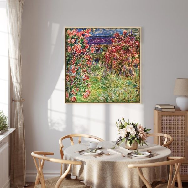 Tableau - Claude Monet – La maison dans les roses