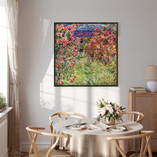 Tableau - Claude Monet – La maison dans les roses