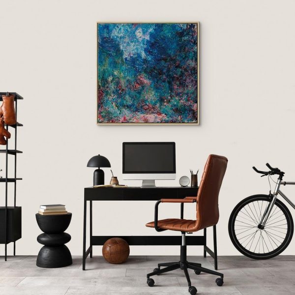 Tableau - Claude Monet – La maison de l'artiste vue du jardin aux roses