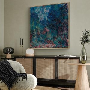 Tableau - Claude Monet – La maison de l'artiste vue du jardin aux roses