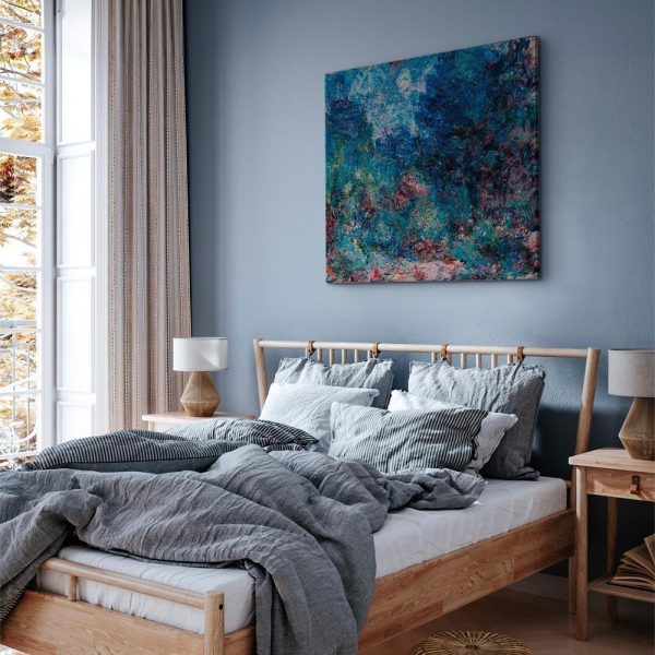 Tableau - Claude Monet – La maison de l'artiste vue du jardin aux roses