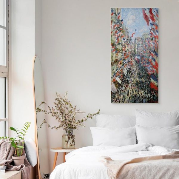 Tableau - Claude Monet – The Rue Montorgueil in Paris, Celebration of June 30, 1884