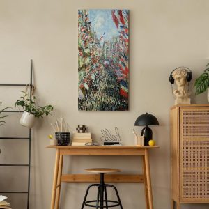 Tableau - Claude Monet – The Rue Montorgueil in Paris, Celebration of June 30, 1884