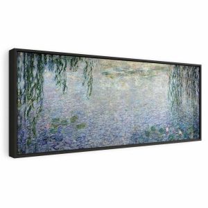 Tableau - Claude Monet – The Water Lilies – Clear Morning with Willows