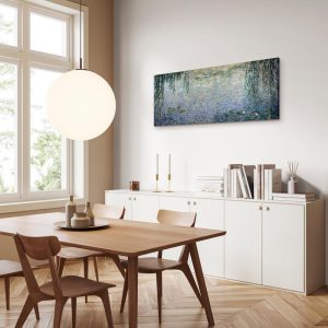 Tableau - Claude Monet – The Water Lilies – Clear Morning with Willows