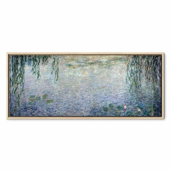 Tableau - Claude Monet – The Water Lilies – Clear Morning with Willows