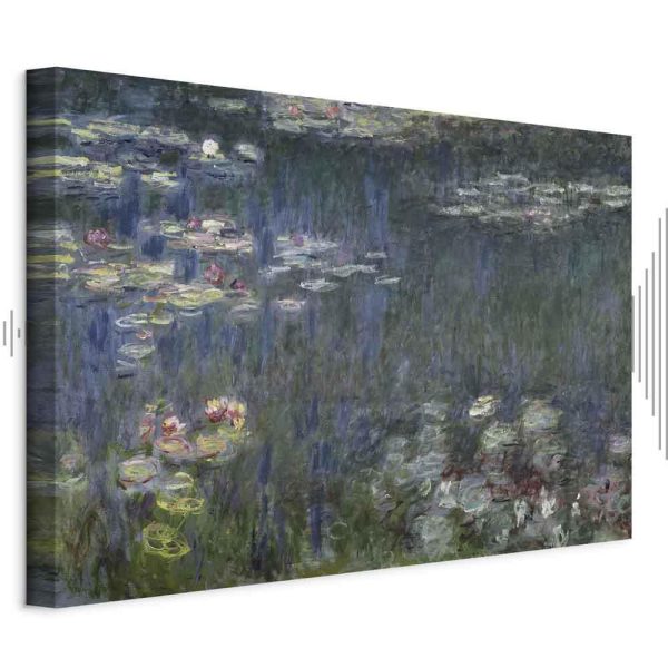 Tableau - Claude Monet – Waterlilies: Green Reflections