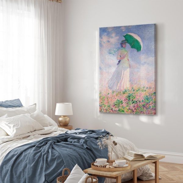 Tableau - Claude Monet – Woman with a Parasol, facing right