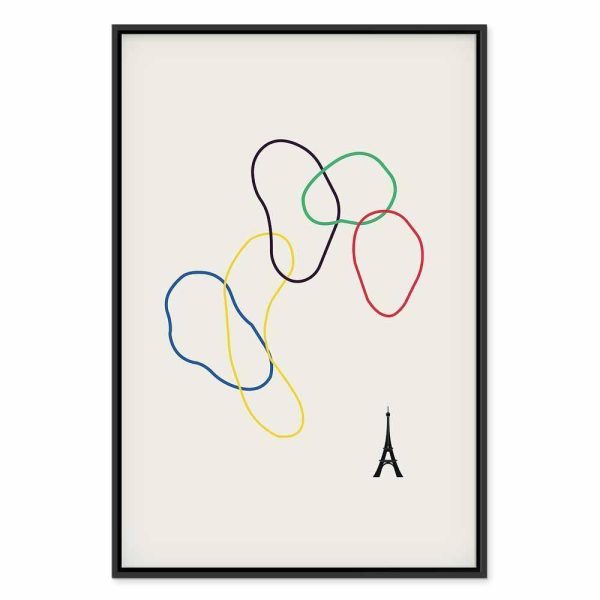 Tableau - Colorful Rings - Digital Graphics - Minimalism