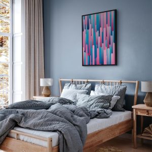 Tableau - Colourful Pistons (1 Part) Vertical