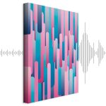 Tableau - Colourful Pistons (1 Part) Vertical