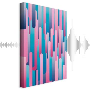 Tableau - Colourful Pistons (1 Part) Vertical