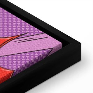 Tableau - Comic Street Art (1-part) - Colorful Text on Vibrant Background