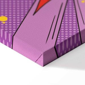 Tableau - Comic Street Art (1-part) - Colorful Text on Vibrant Background