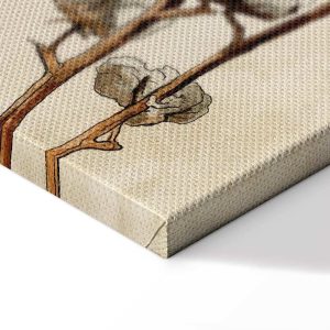 Tableau - Cotton Branches (1 Part) Vertical