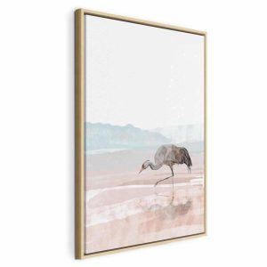 Tableau - Crane in the Morning (1 Part) Vertical