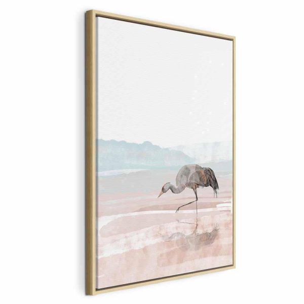 Tableau - Crane in the Morning (1 Part) Vertical