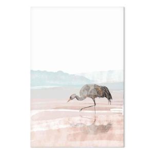 Tableau - Crane in the Morning (1 Part) Vertical