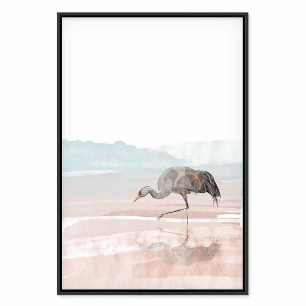 Tableau - Crane in the Morning (1 Part) Vertical