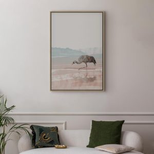 Tableau - Crane in the Morning (1 Part) Vertical