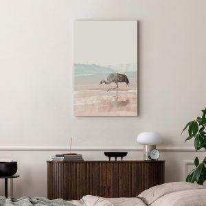 Tableau - Crane in the Morning (1 Part) Vertical