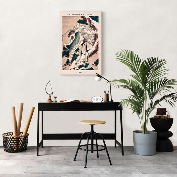 Tableau - Cranes (1 Part) Vertical